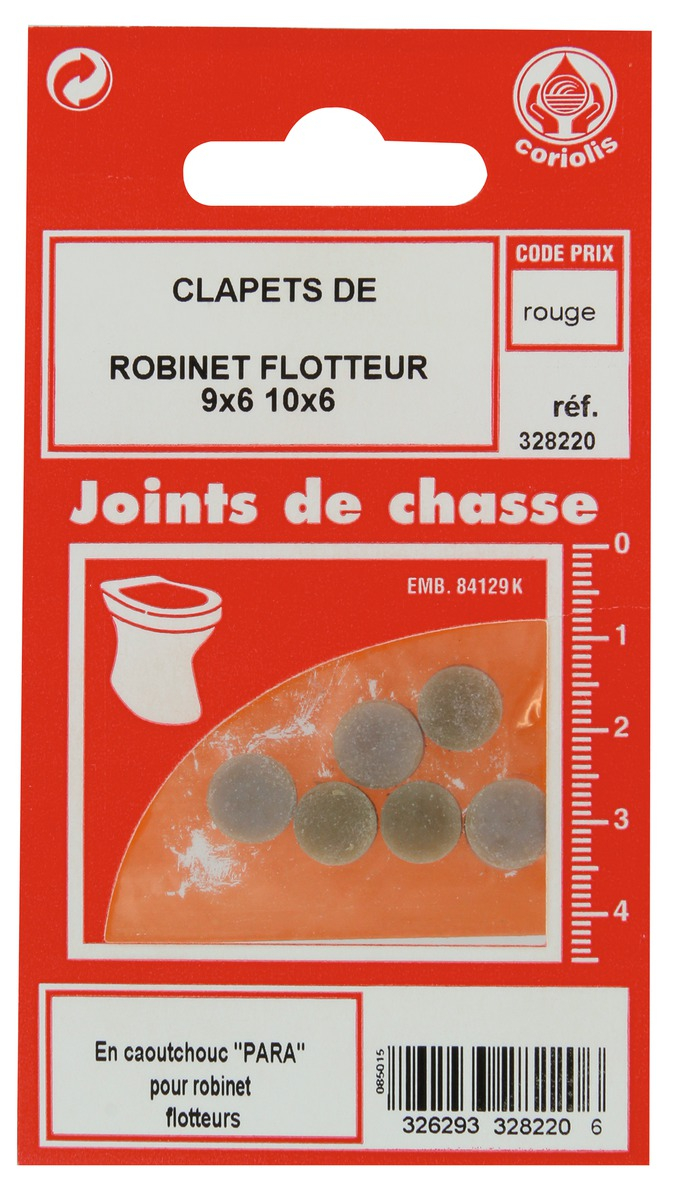 Joints et clapets de chasse