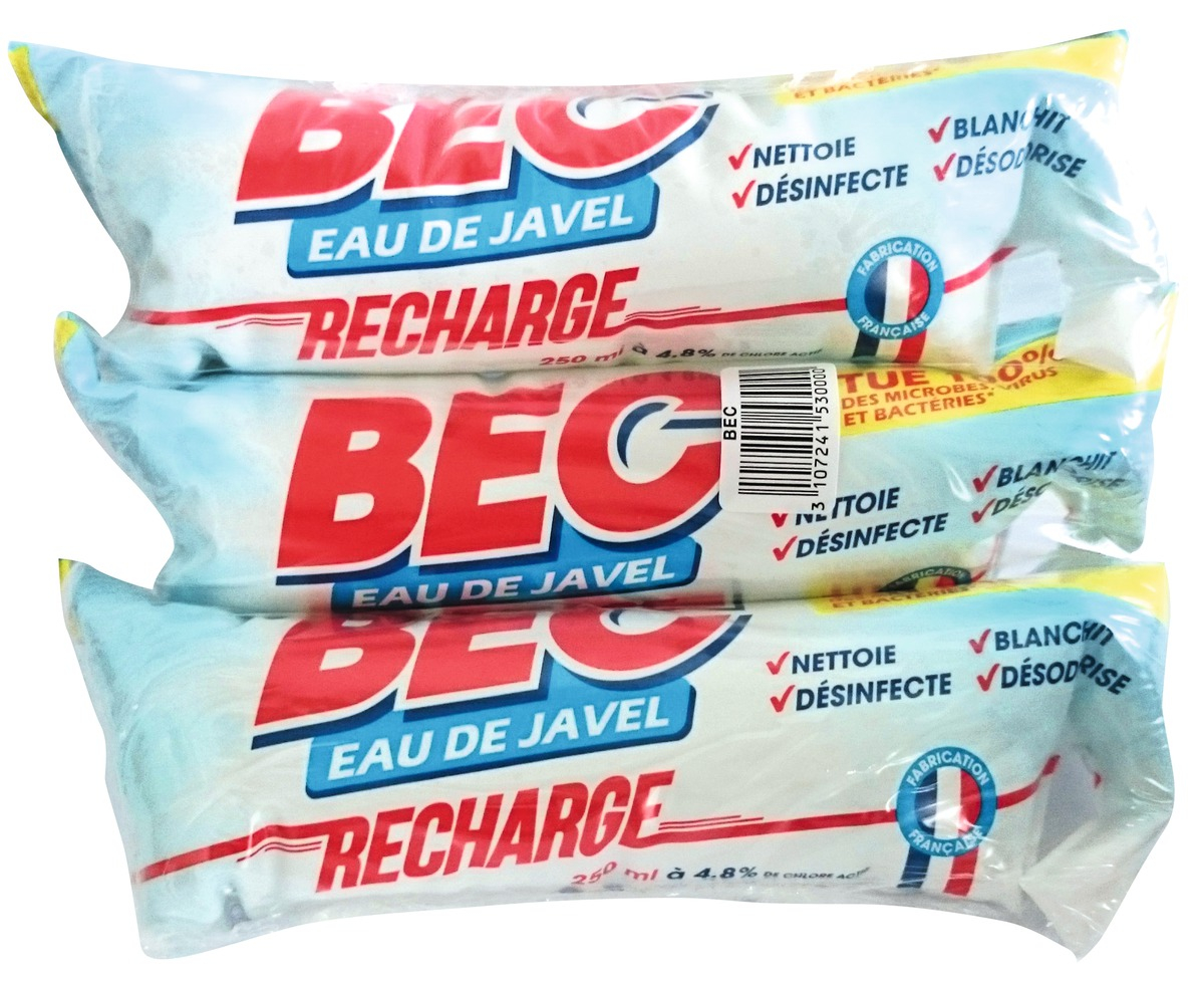 Désinfectants à base de javel