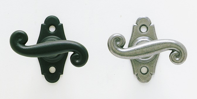 Boutons crémone de porte simples