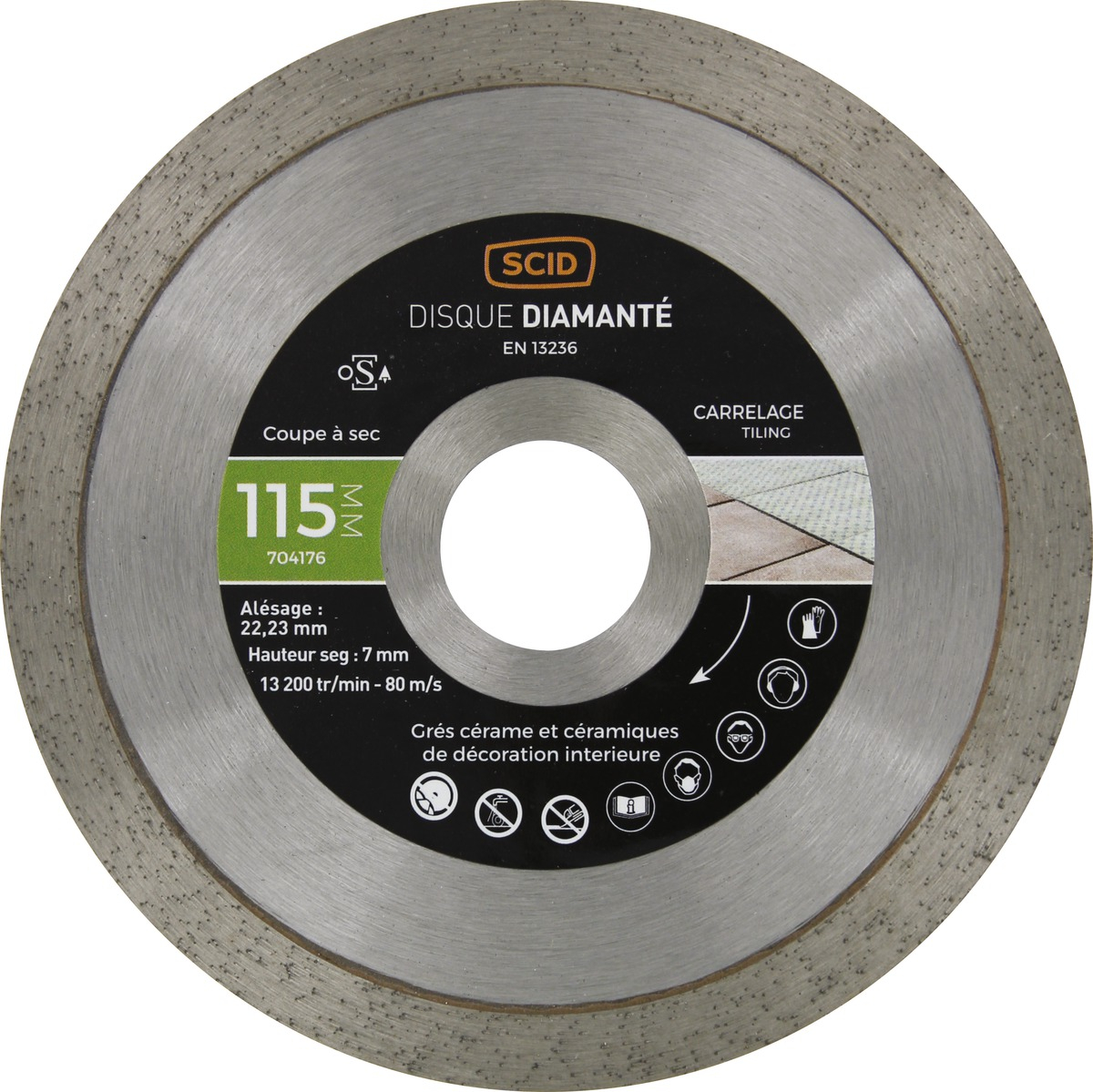 Disques diamantés carreleur SCID