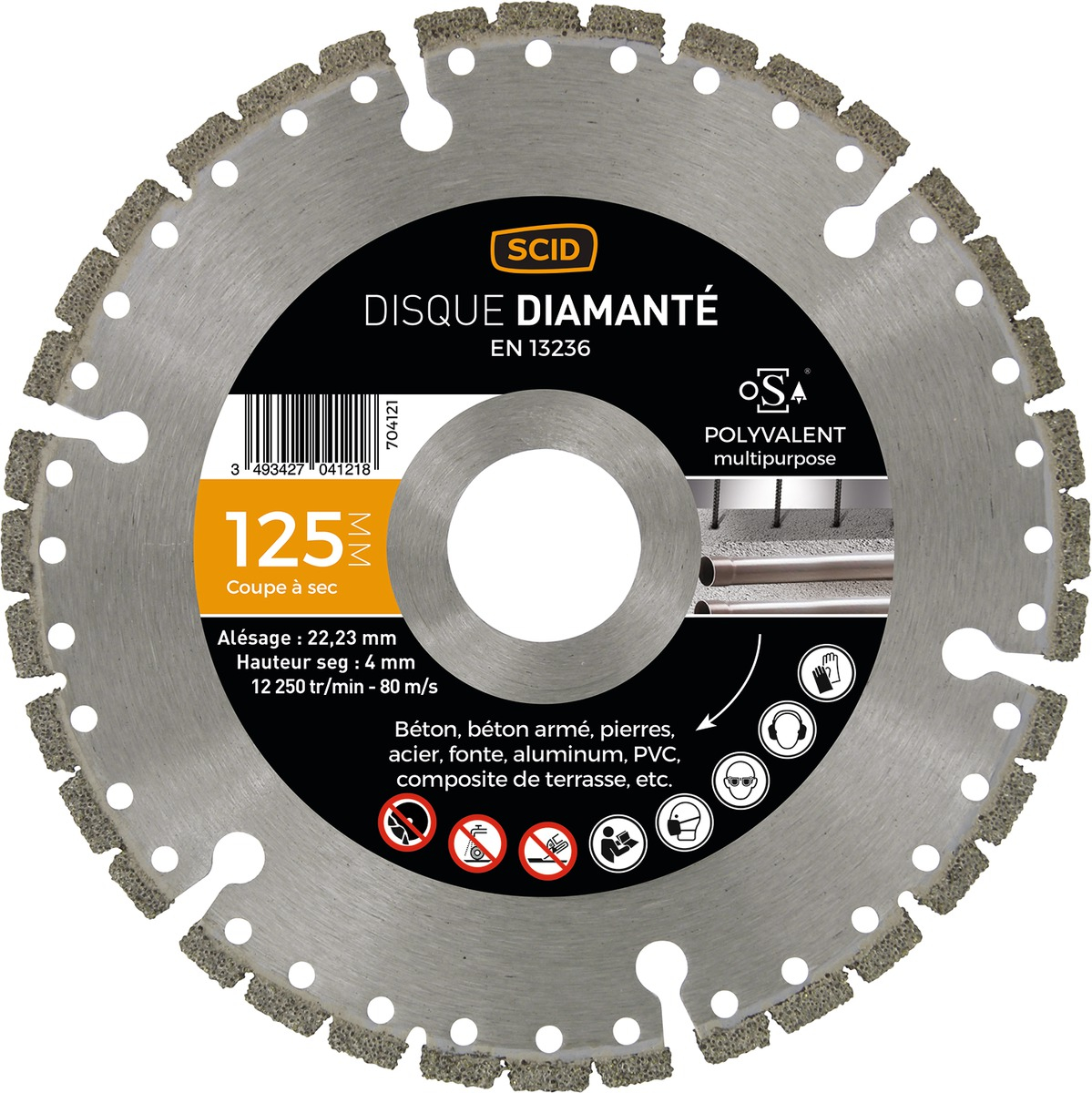 Disques diamantés polyvalents SCID