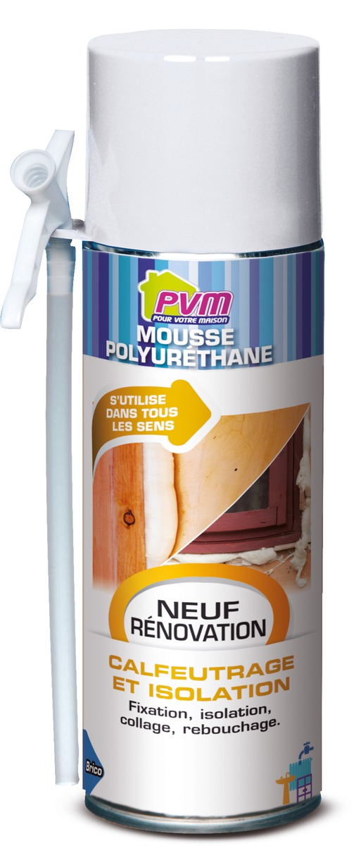 Mousses PU, mastics et colles