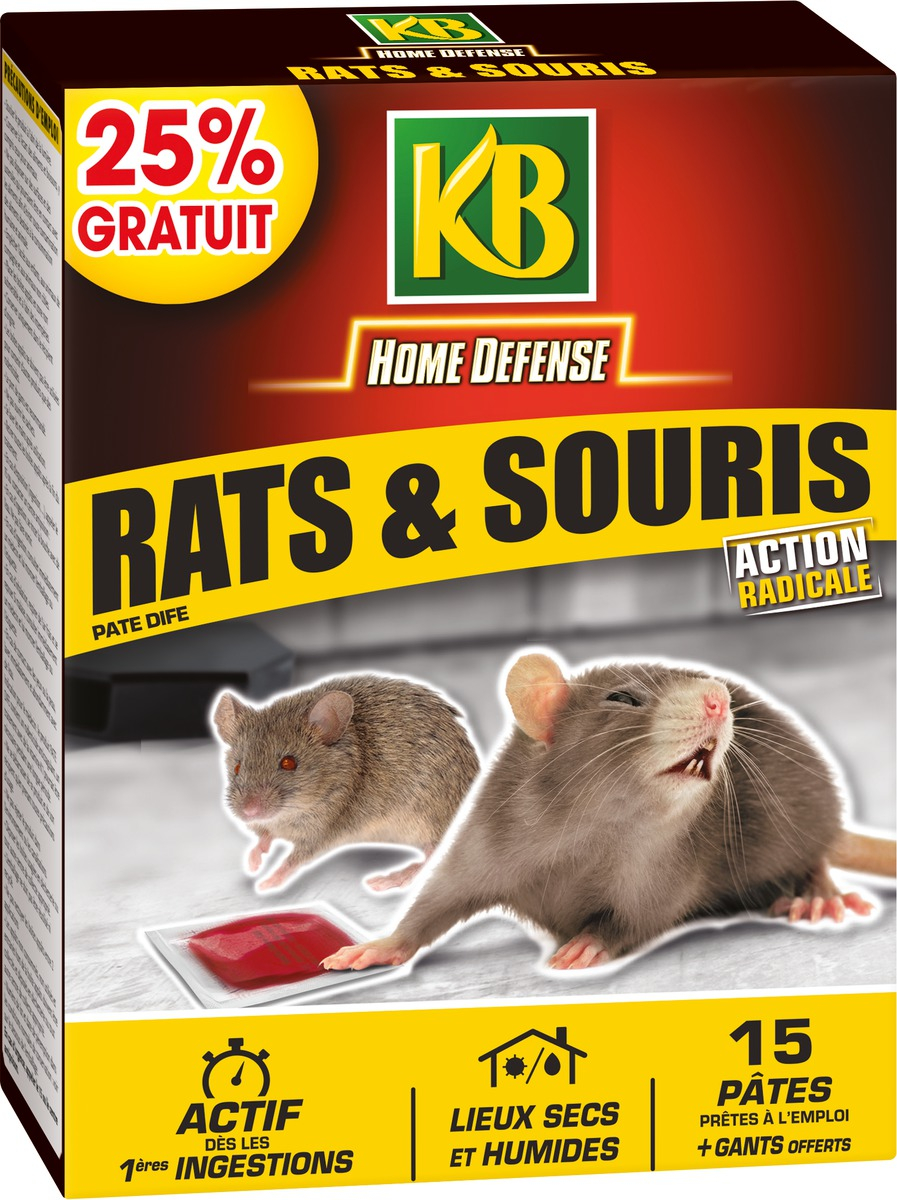Raticides et souricides KB Home